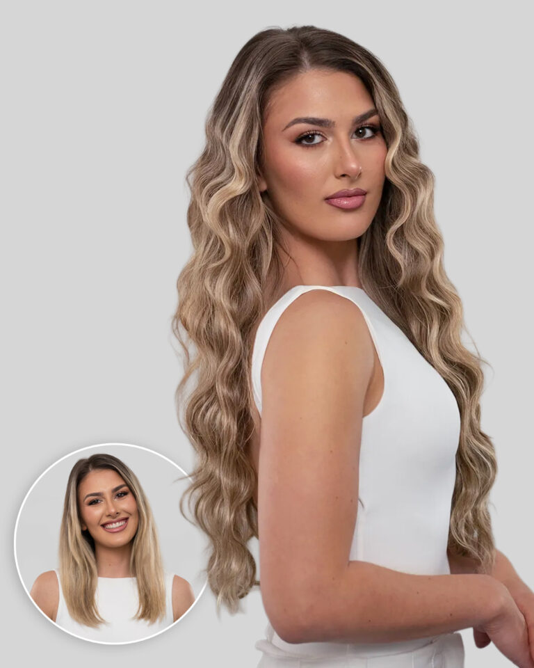 Glam waves "U" klipsa
